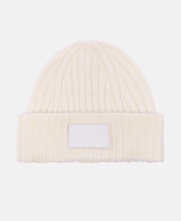 

Вязаная шапка Tommy Hilfiger, цвет Wool White