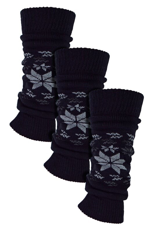 

3 пары женских гетр в упаковке Sock Snob, черный