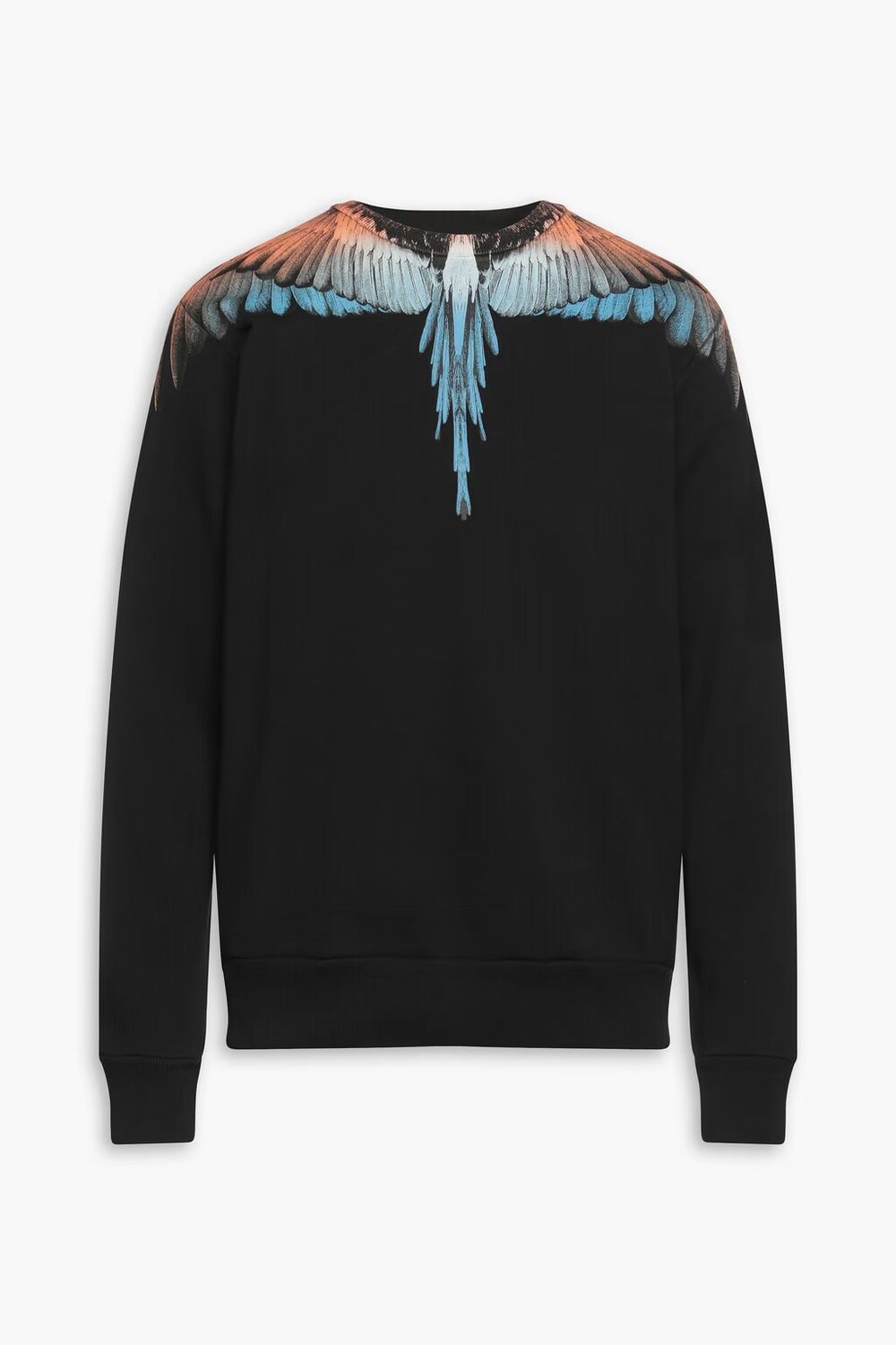 

Толстовка из французской хлопковой махры с принтом Marcelo Burlon, оранжевый