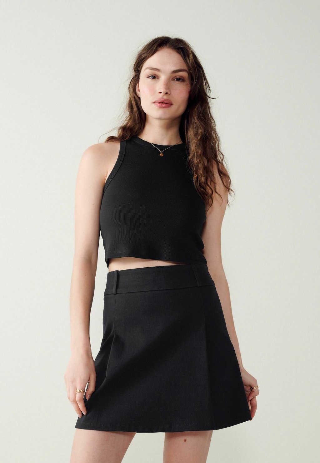 

Юбка А-силуэта JERSEY MINI PETITE. Next, цвет black