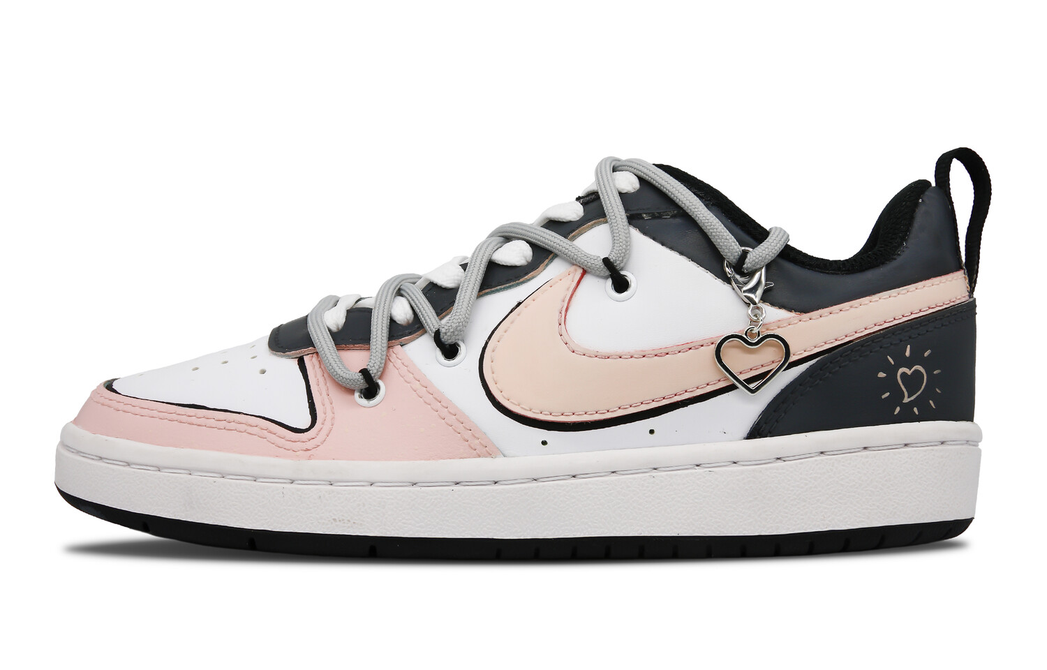

Кроссовки для скейтбординга Court Borough женские, низкие, черные Nike