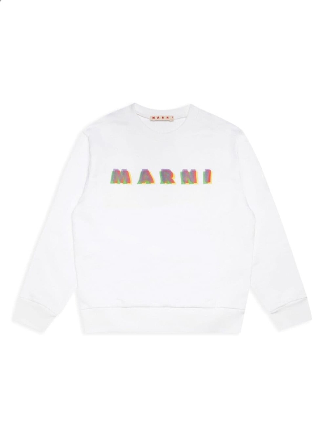 

Marni толстовка с логотипом, белый