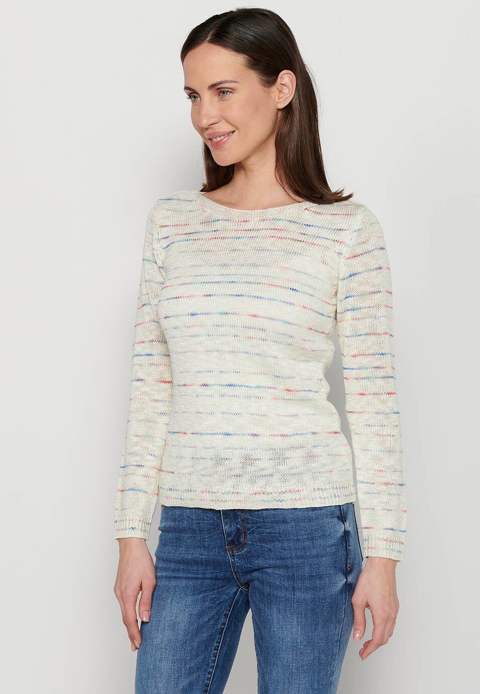 

Свитер Koroshi 2412TR05 Round Neck, белый