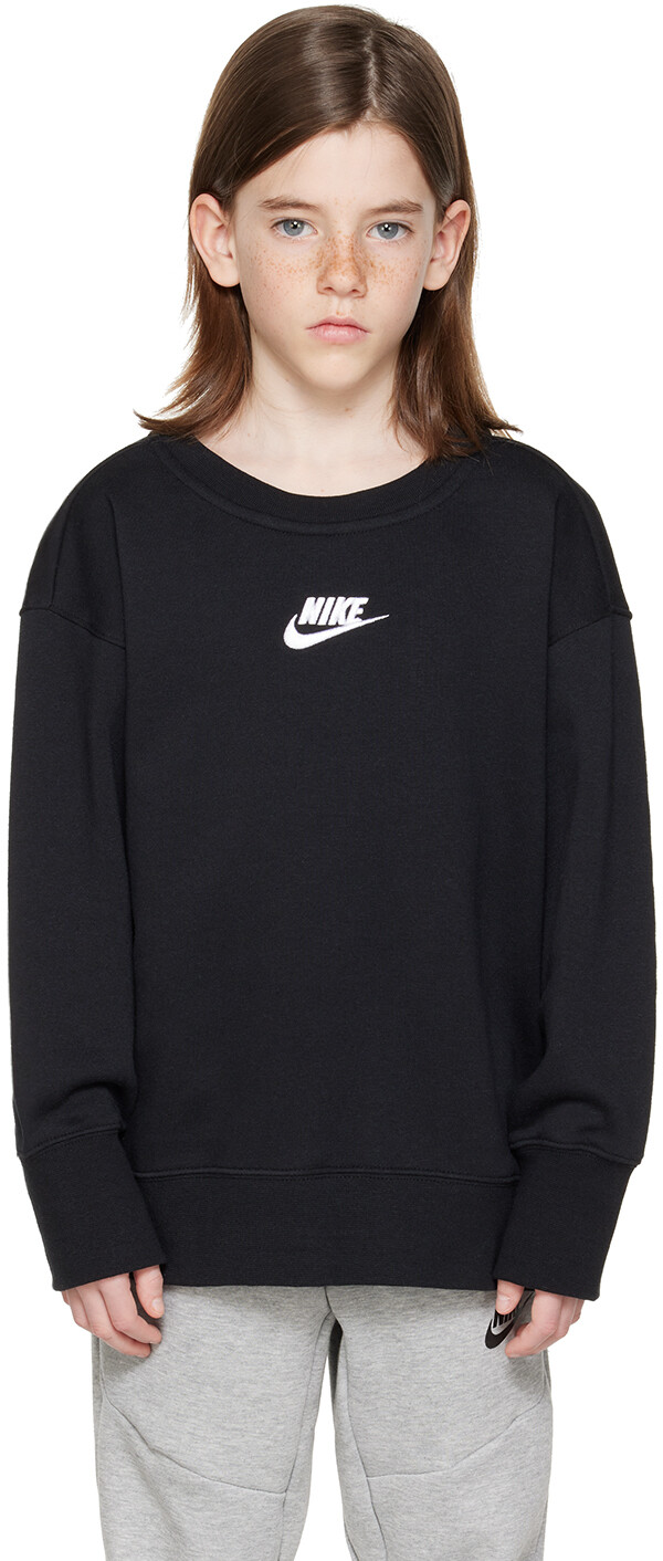 

Черная толстовка для детей Nike Kids Sportswear Club Big Kids