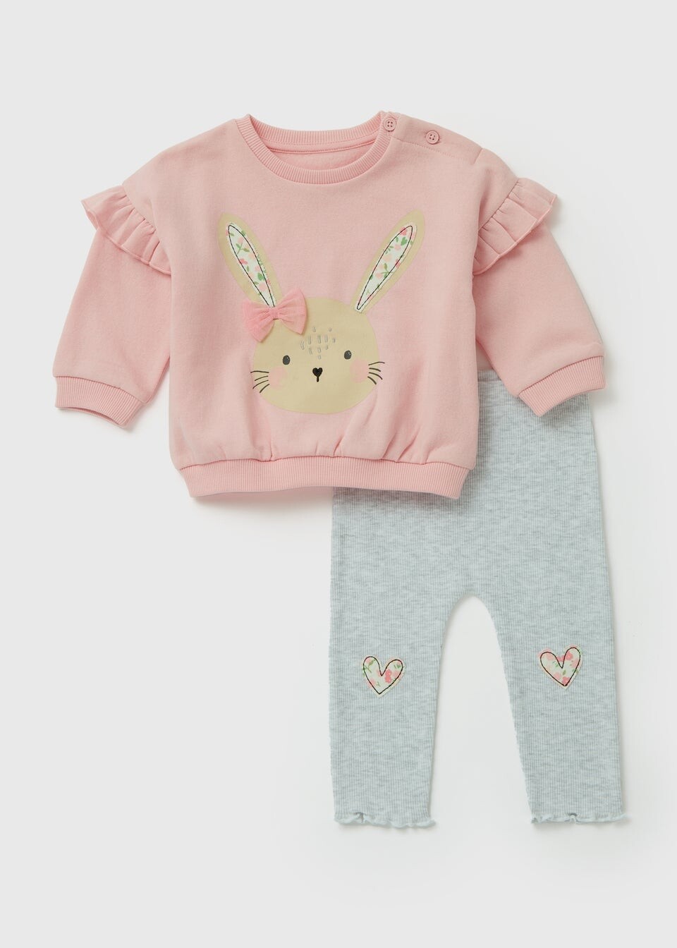 

Комплект из толстовки и леггинсов Baby Pink Bunny (для новорожденных - 23 мес.), бежевый