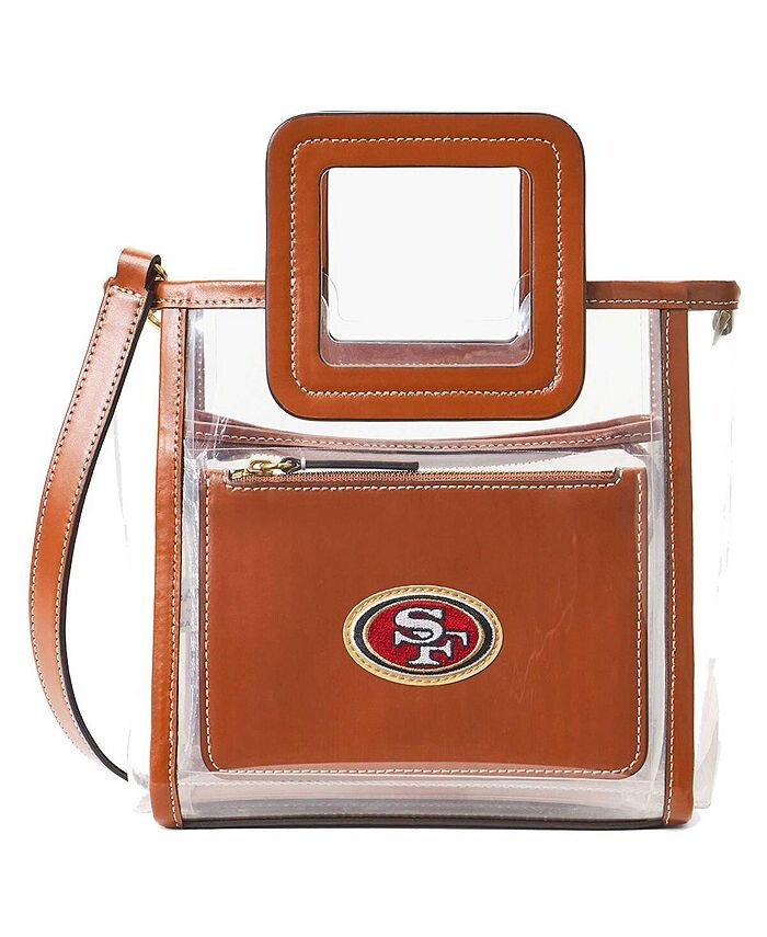 

Женская прозрачная мини-сумка Shirley San Francisco 49ers Staud, коричневый