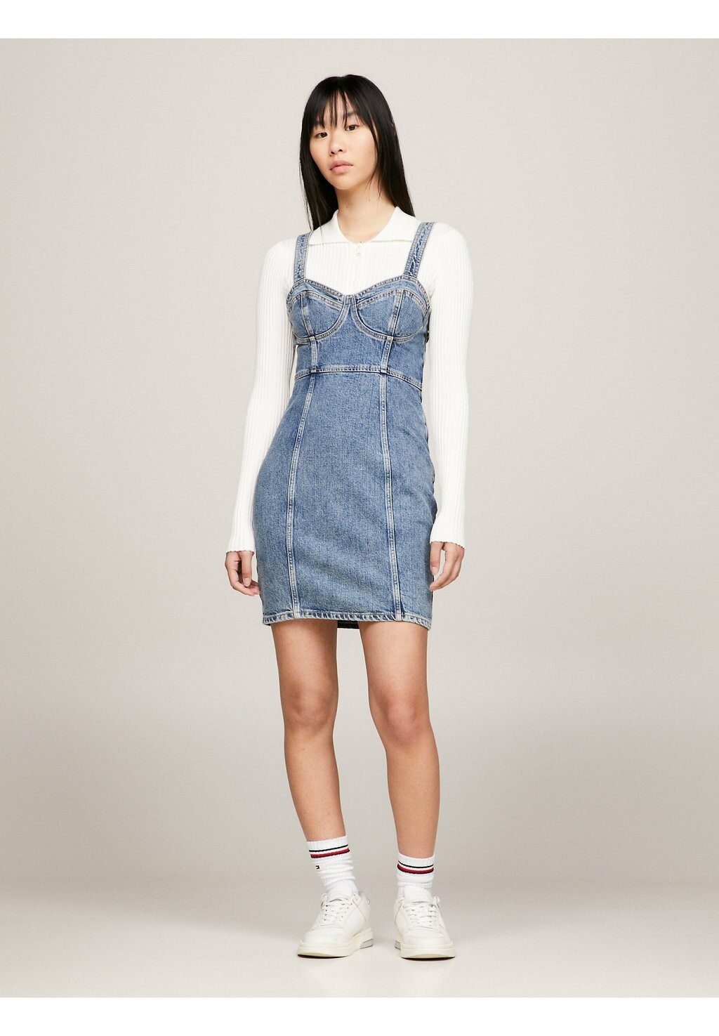 

Повседневное платье BUSTIER DRESS AH7135 Tommy Hilfiger, синий