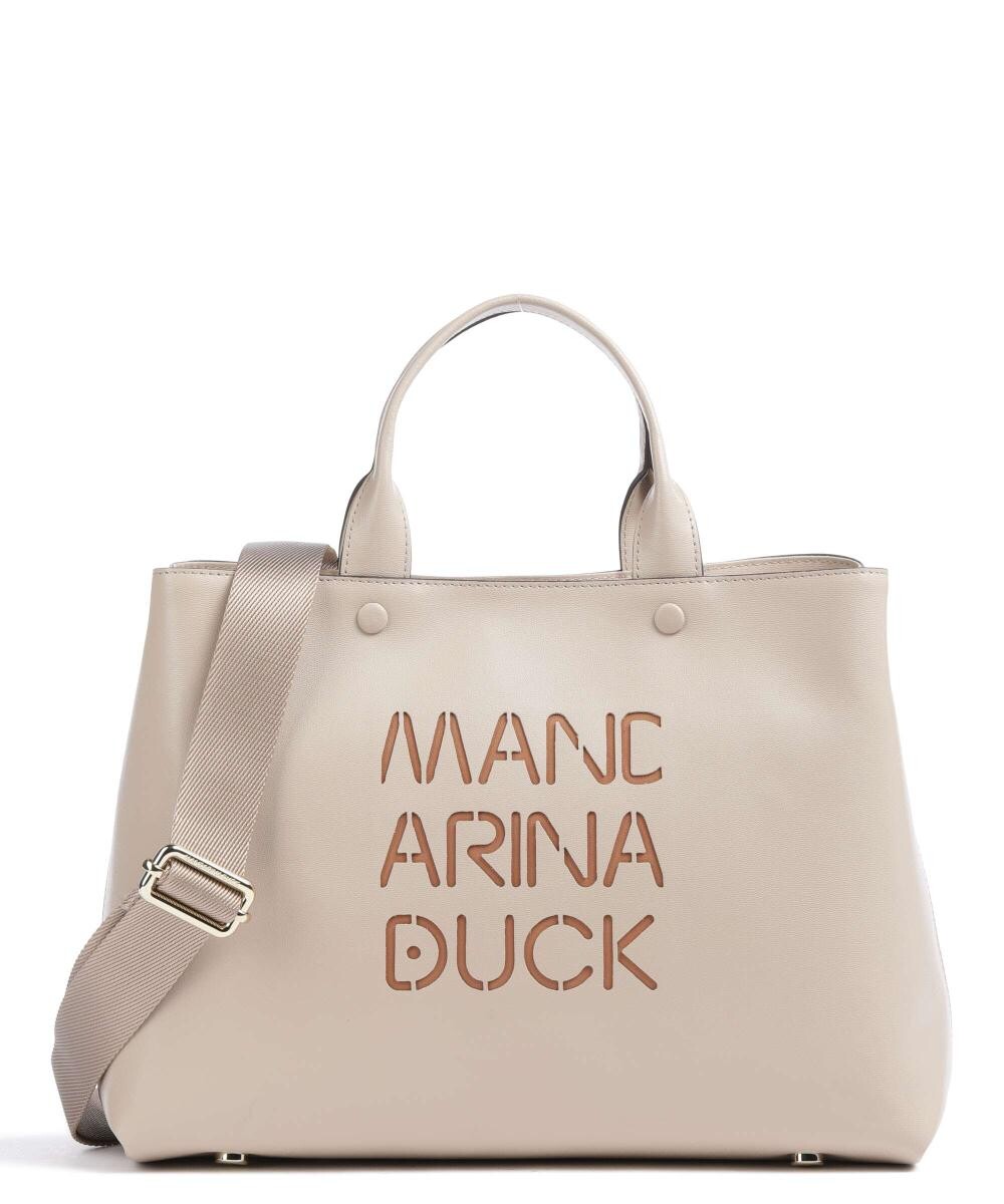 

Сумочка Lady Duck из мелкозернистой телячьей кожи. Mandarina Duck, бежевый