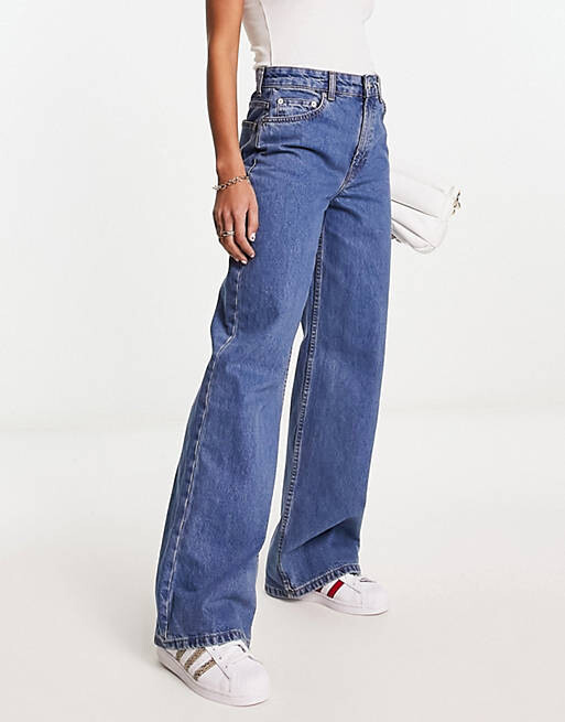 

Синие джинсы ASOS DESIGN Dad