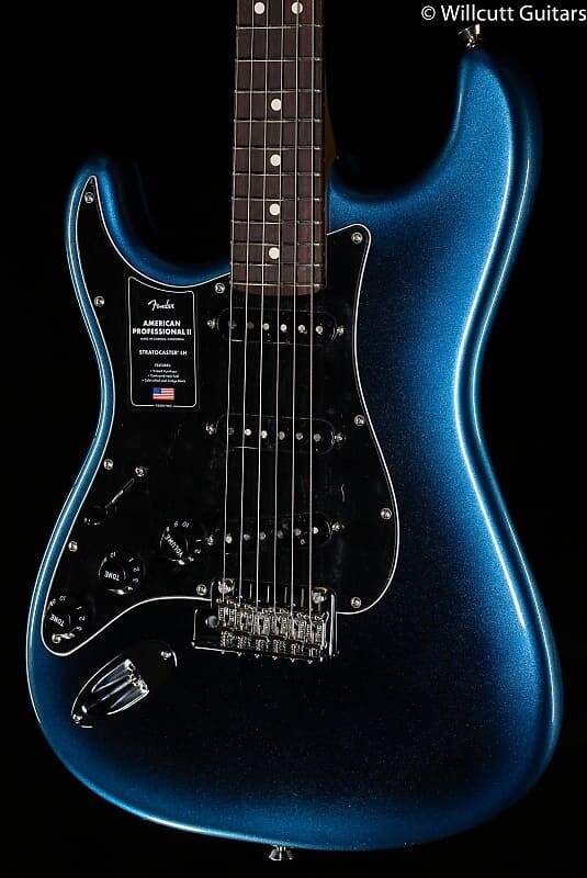 

Электрогитара Fender American Professional II Stratocaster Left-Hand Rosewood Fingerboard Dark Night - US210007166-7.77 lbs