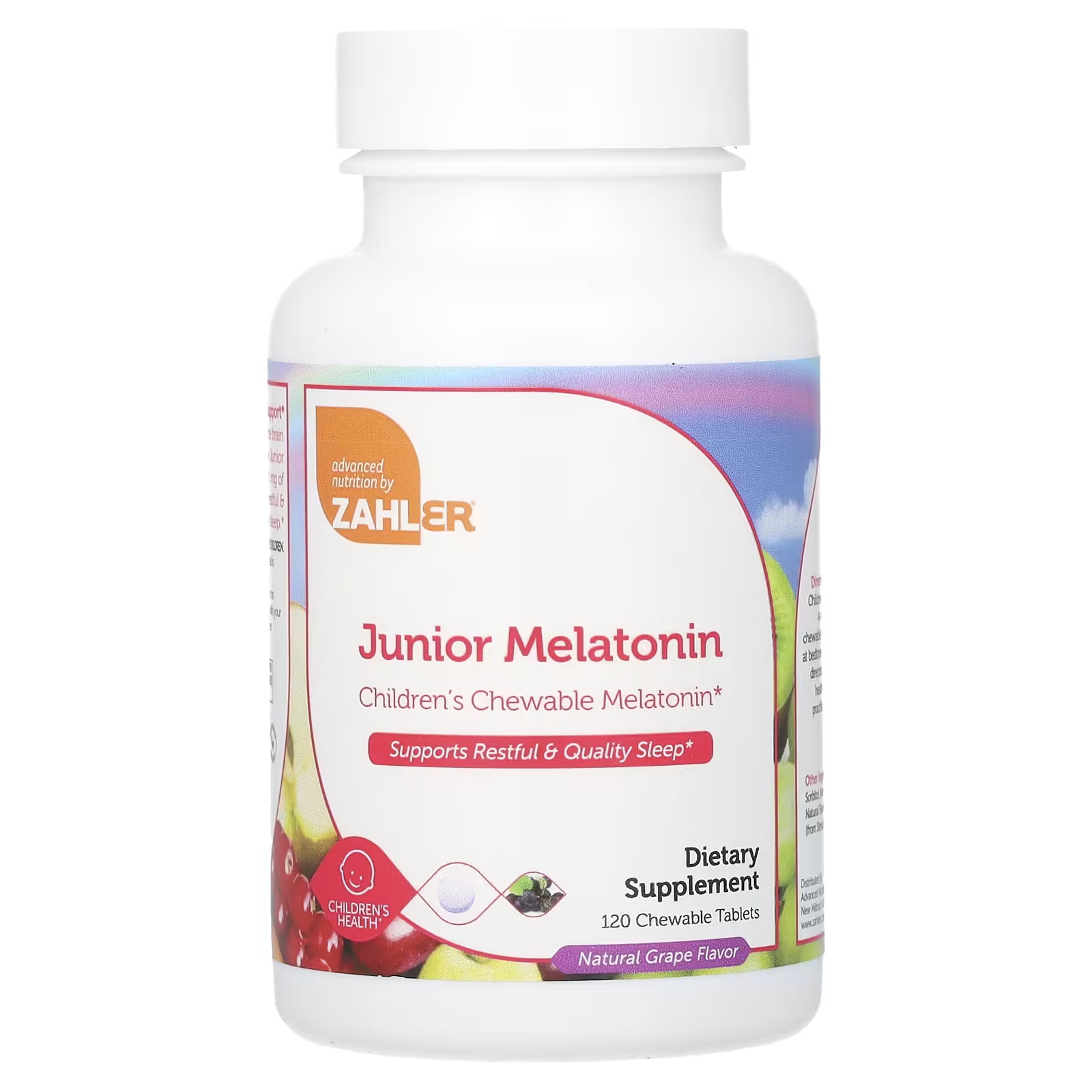Мелатонин Zahler Junior Melatonin Natural Grape, 120 таблеток