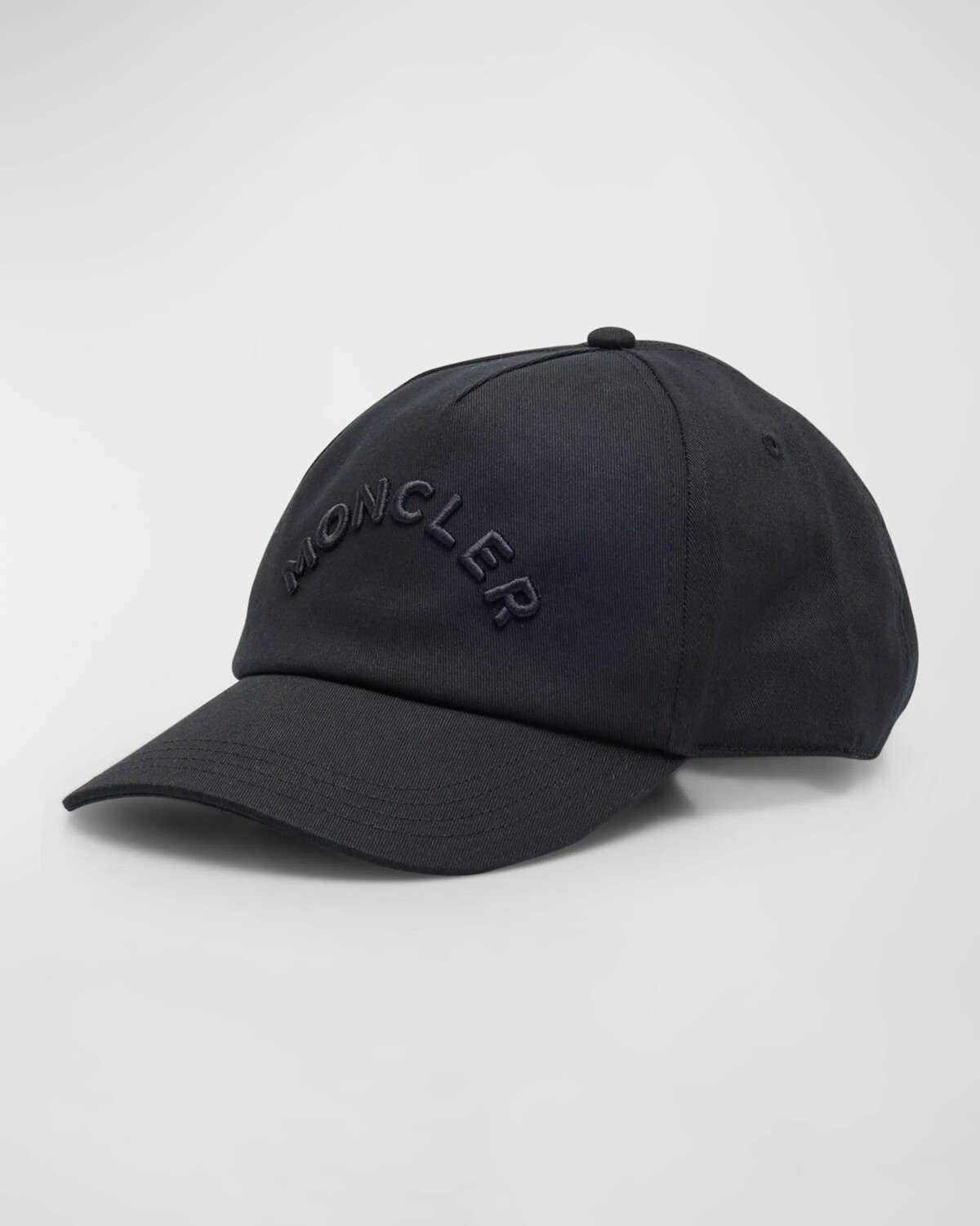 

Мужская бейсболка с логотипом в тон Moncler, цвет Black