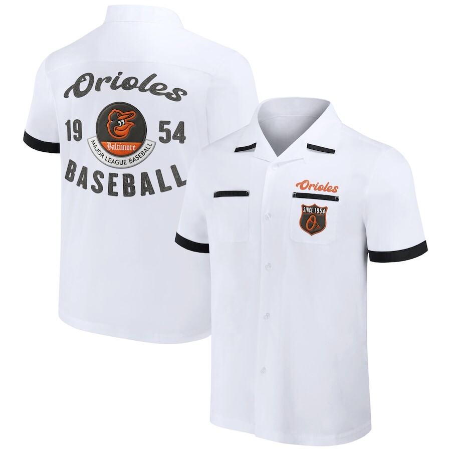 

Рубашка Darius Rucker Collection by Fanatics Baltimore Orioles, белый