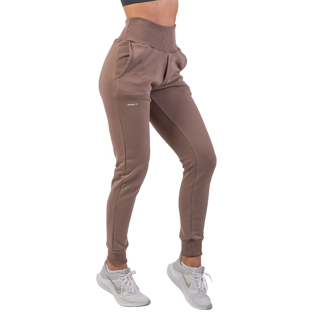 

Брюки Nebbia Loose Fit Feeling Good 409 Tracksuit, коричневый