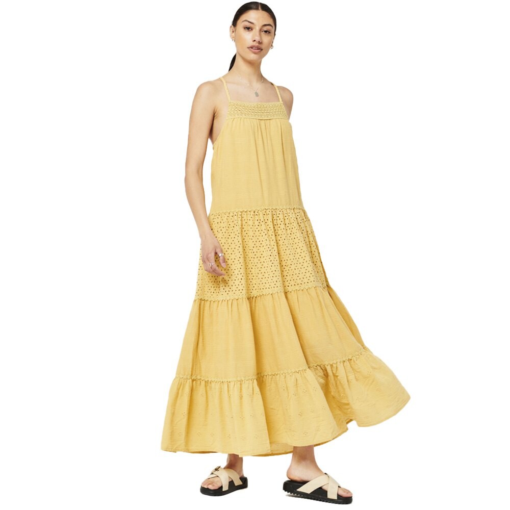 

Платье Superdry Vintage Lace Cami Maxi, желтый