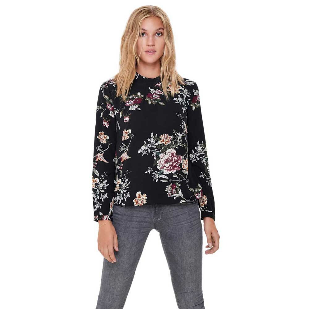 

Блузка Only New Mallory All Over Print Woven, черный