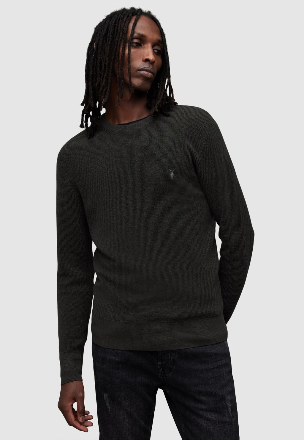 

Свитер Ivar Crew AllSaints, коричневый