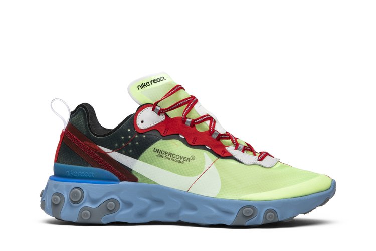 Кроссовки Nike Undercover x React Element 87 'Volt', желтый