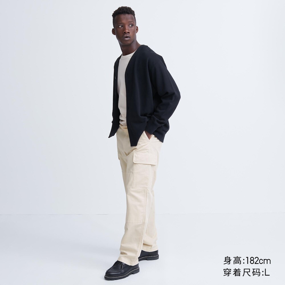 

Предпродажа Uniqlo, мужские и женские повседневные рабочие брюки для пар, свободные повседневные брюки прямого кроя, новый стиль