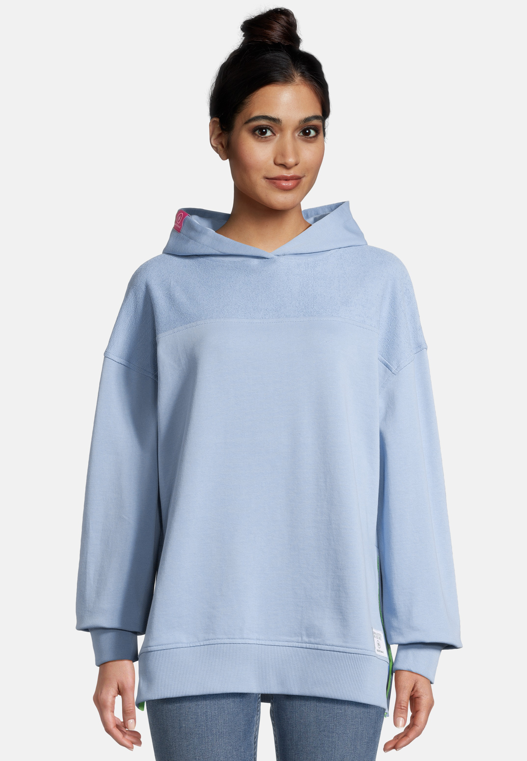 Толстовка Salzhaut Hoodie Leesgood, цвет Ice Blue