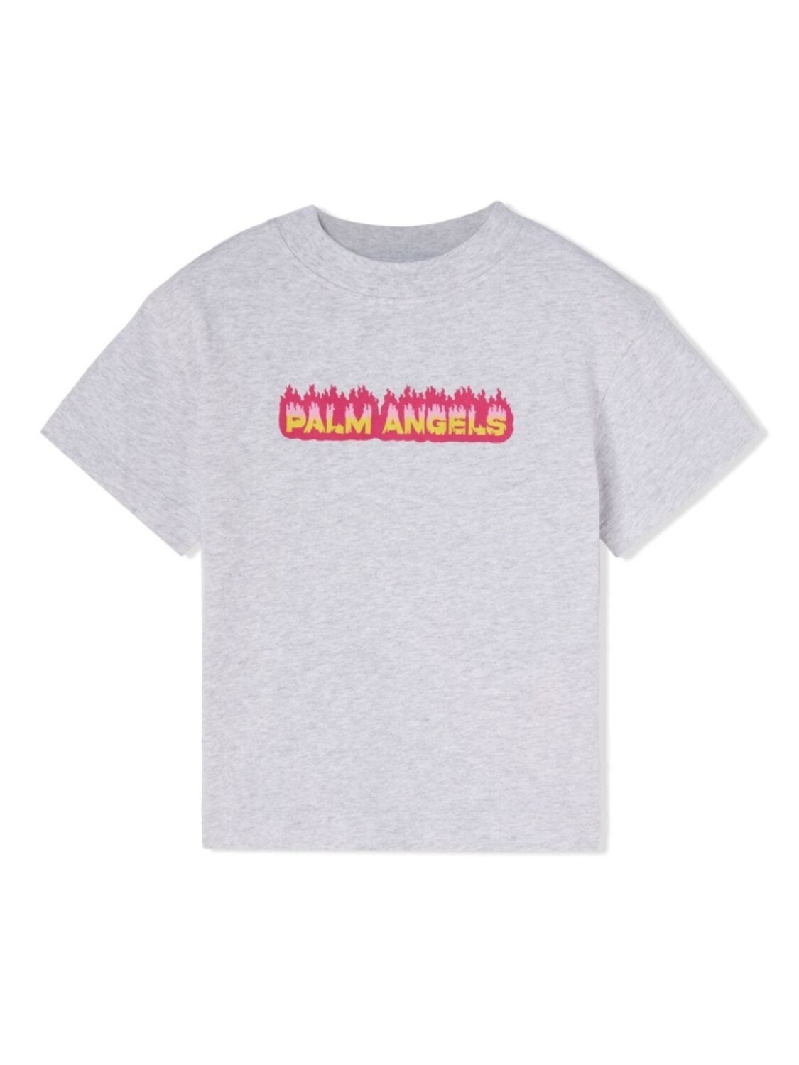 

Palm Angels Kids футболка с логотипом, серый