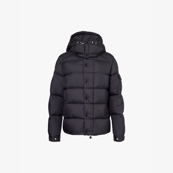 

Пальто-Мешок классического кроя с фирменной нашивкой Maya 70 Moncler, черный