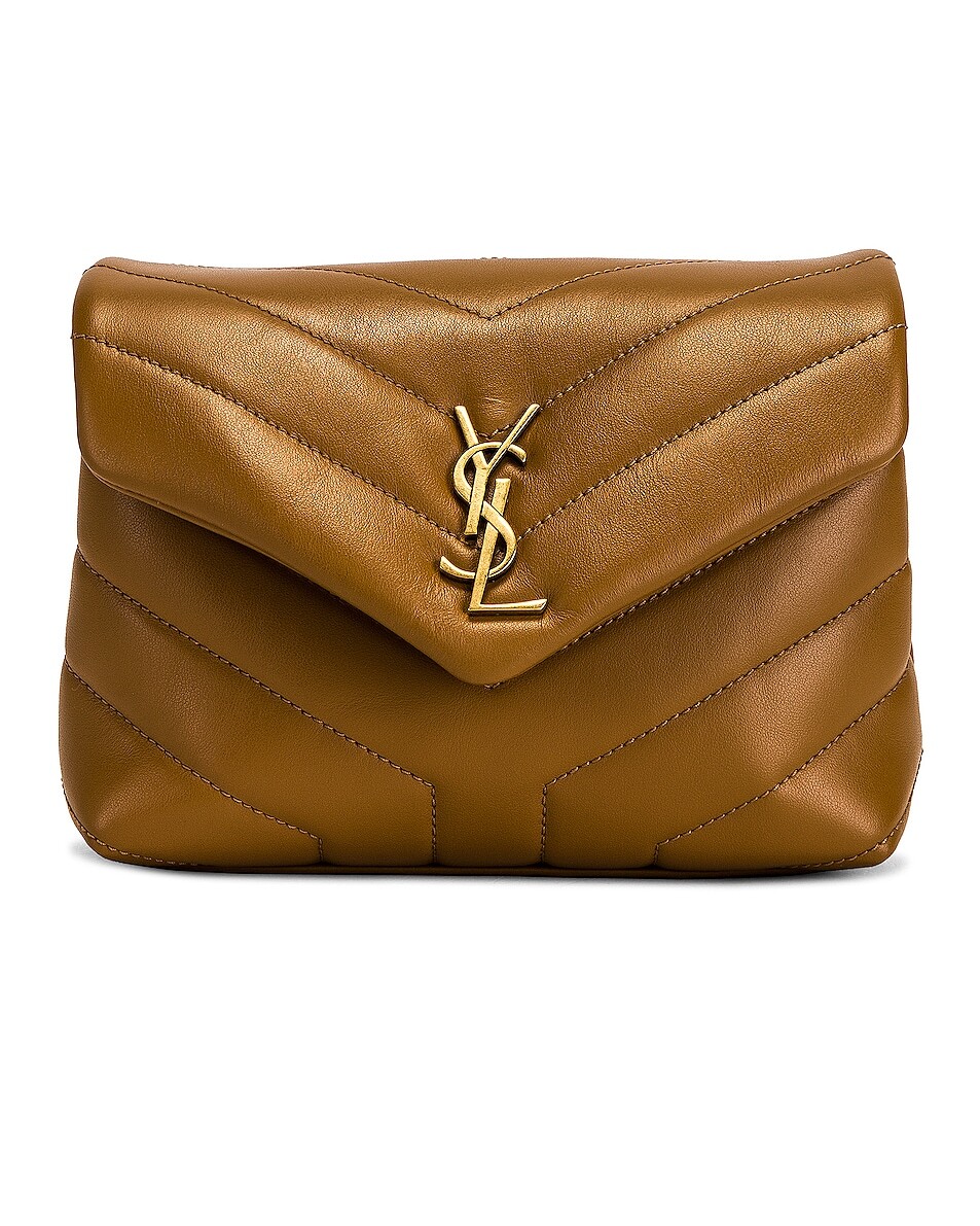 

Сумка через плечо Saint Laurent Toy Loulou Crossbody, цвет Naturel Dark