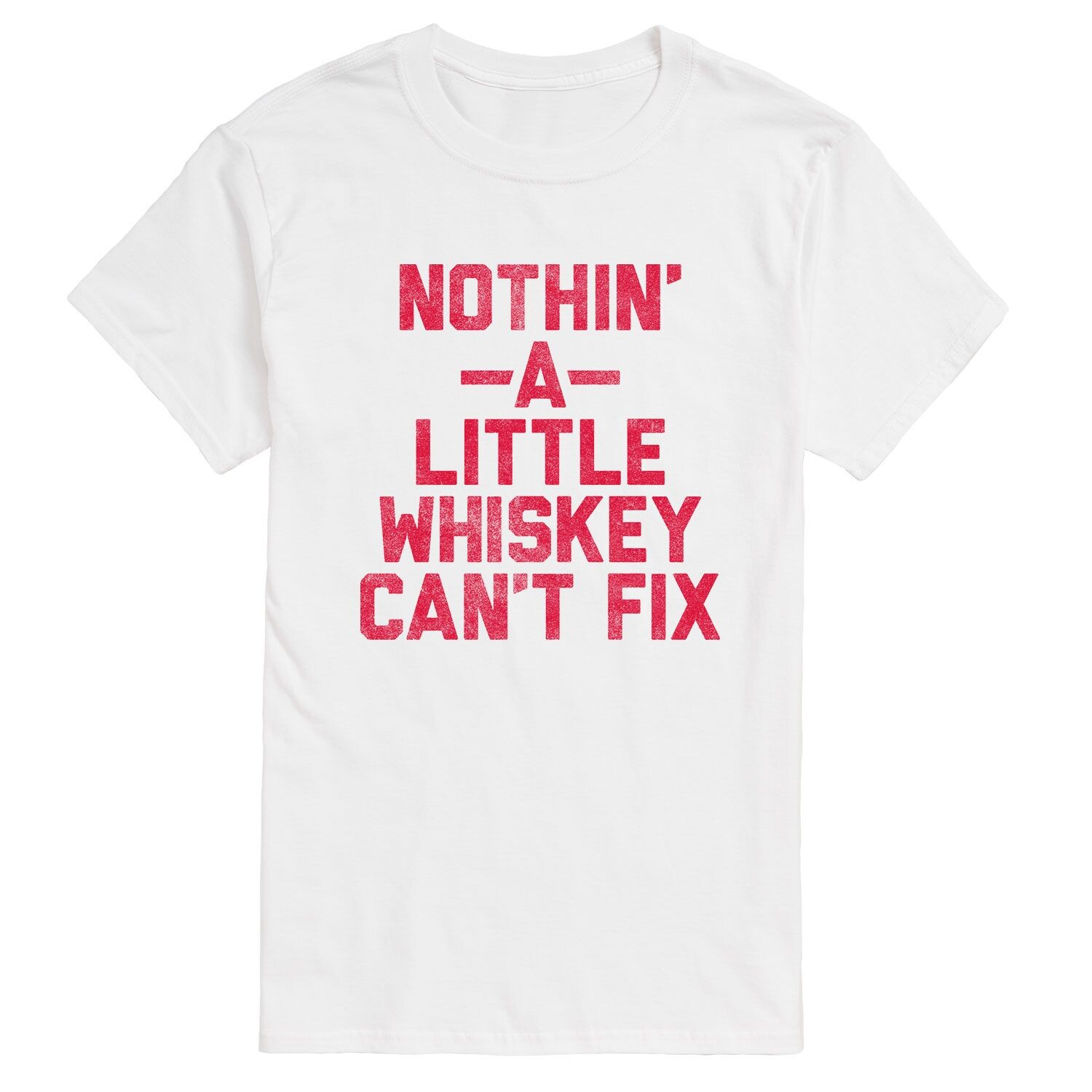 

Мужская футболка Nothin A Little Whisky Can't Fix с рисунком Licensed Character
