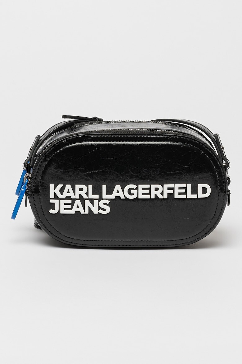 

Сумка из экокожи с логотипом Karl Lagerfeld, черный