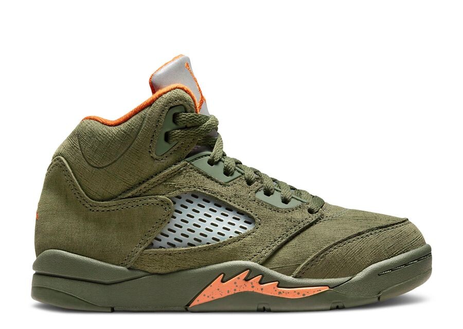 

Кроссовки Air Jordan Air Jordan 5 Retro Ps 'Olive' 2024, зеленый