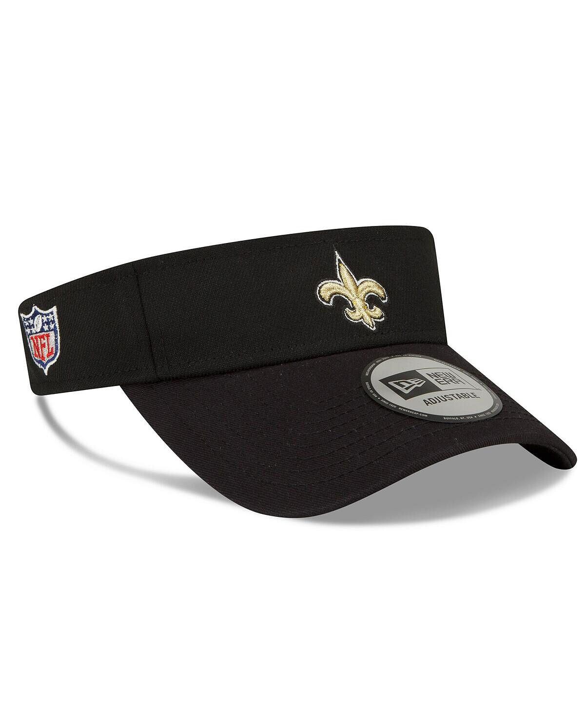 

Мужские черные кроссовки New Orleans Saints 2022 с регулируемым боковым козырьком New Era