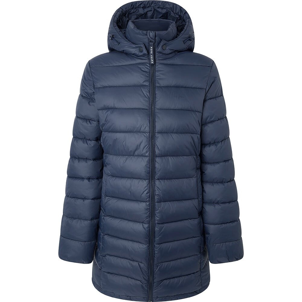 

Куртка Pepe Jeans Maddie Long Puffer, синий