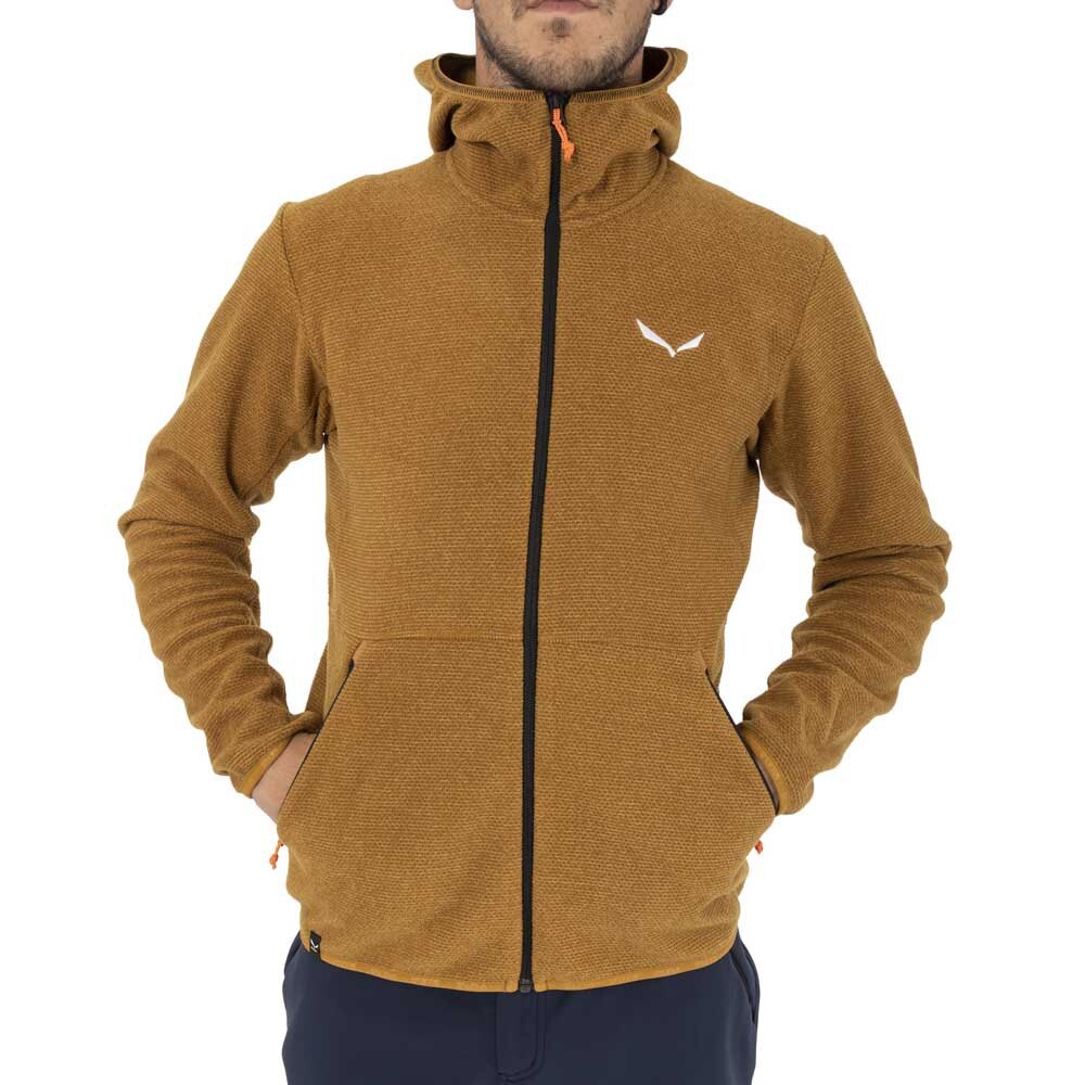 

Толстовка Salewa Nuvolo Polarlite Hooded, коричневый