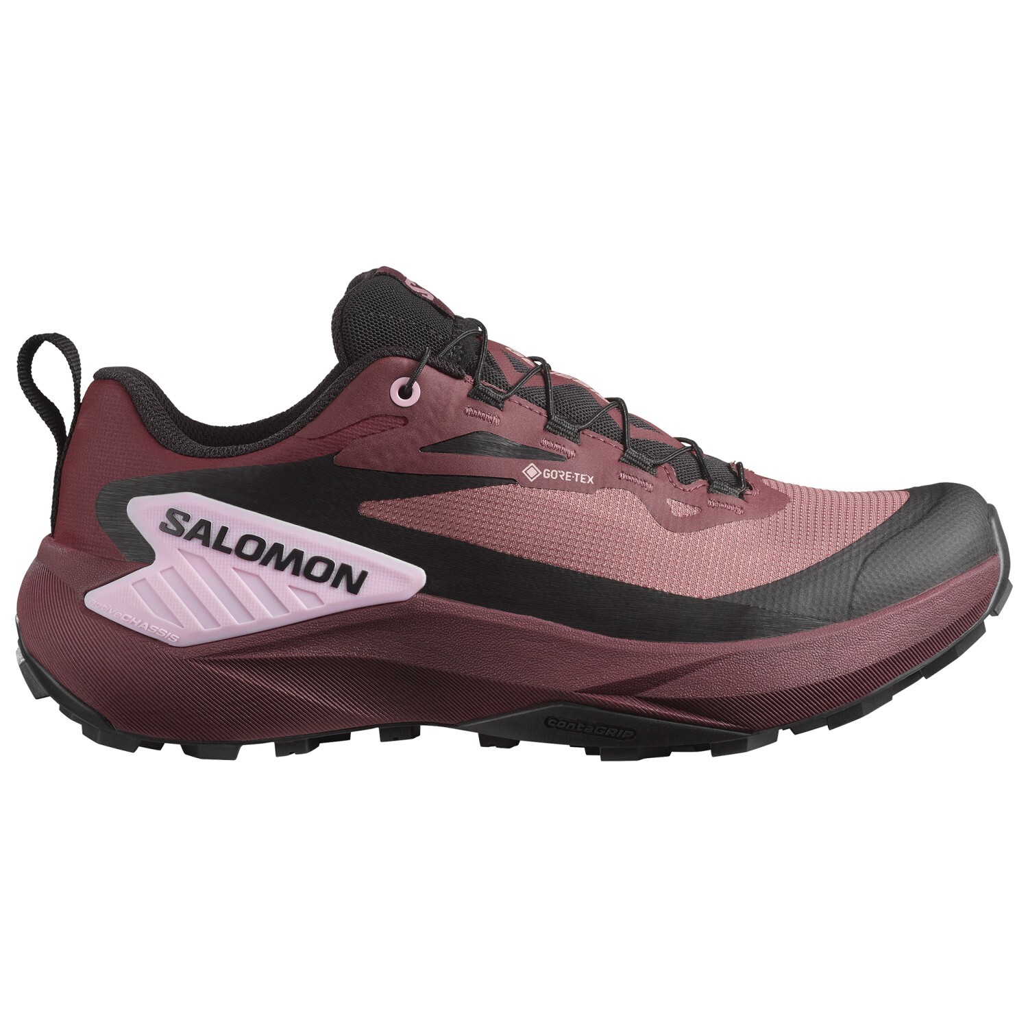 

Кроссовки для бега по пересеченной местности Salomon Genesis GORE-TEX, цвет Rose Taupe/Black/Orchid Bouquet