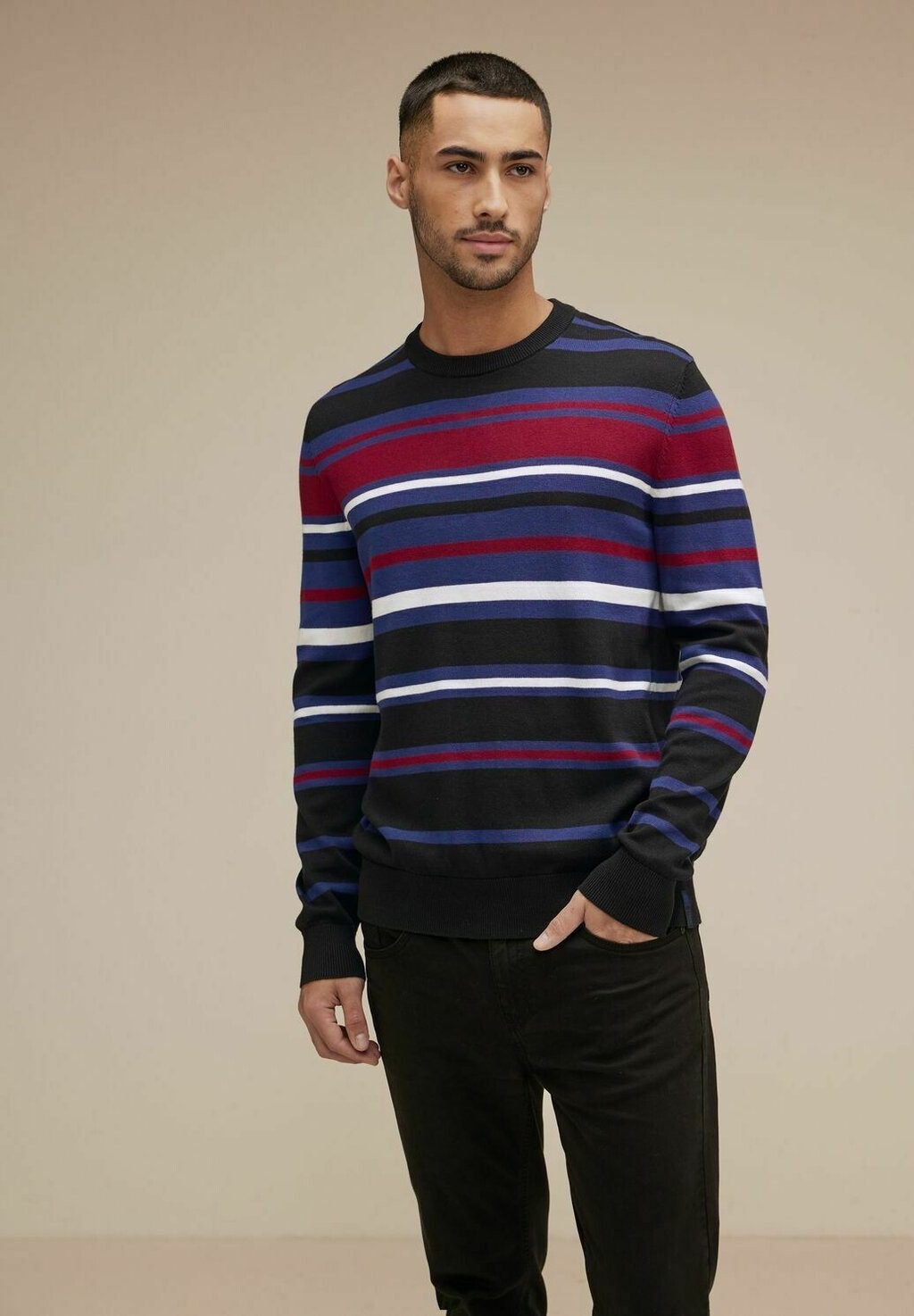 

Свитер Streifen Street One MEN, синий