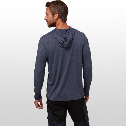 

Capilene Cool повседневная рубашка с капюшоном – мужская Patagonia, цвет Smolder Blue/Light Smolder Blue X-Dye