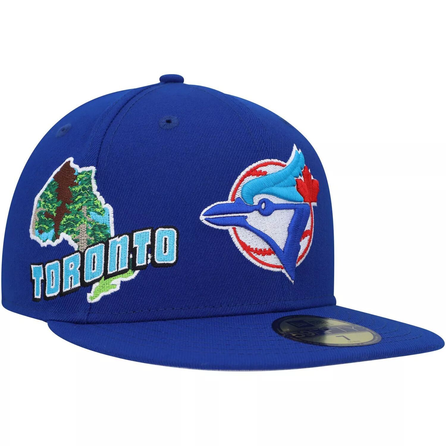 

Мужская приталенная шляпа New Era Royal Toronto Blue Jays Stateview 59FIFTY