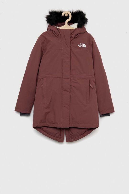 

Детский пуховик The North Face, розовый