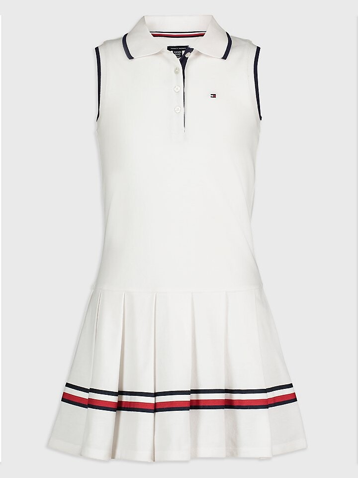 

Плиссированное платье-поло для больших детей Tommy Hilfiger