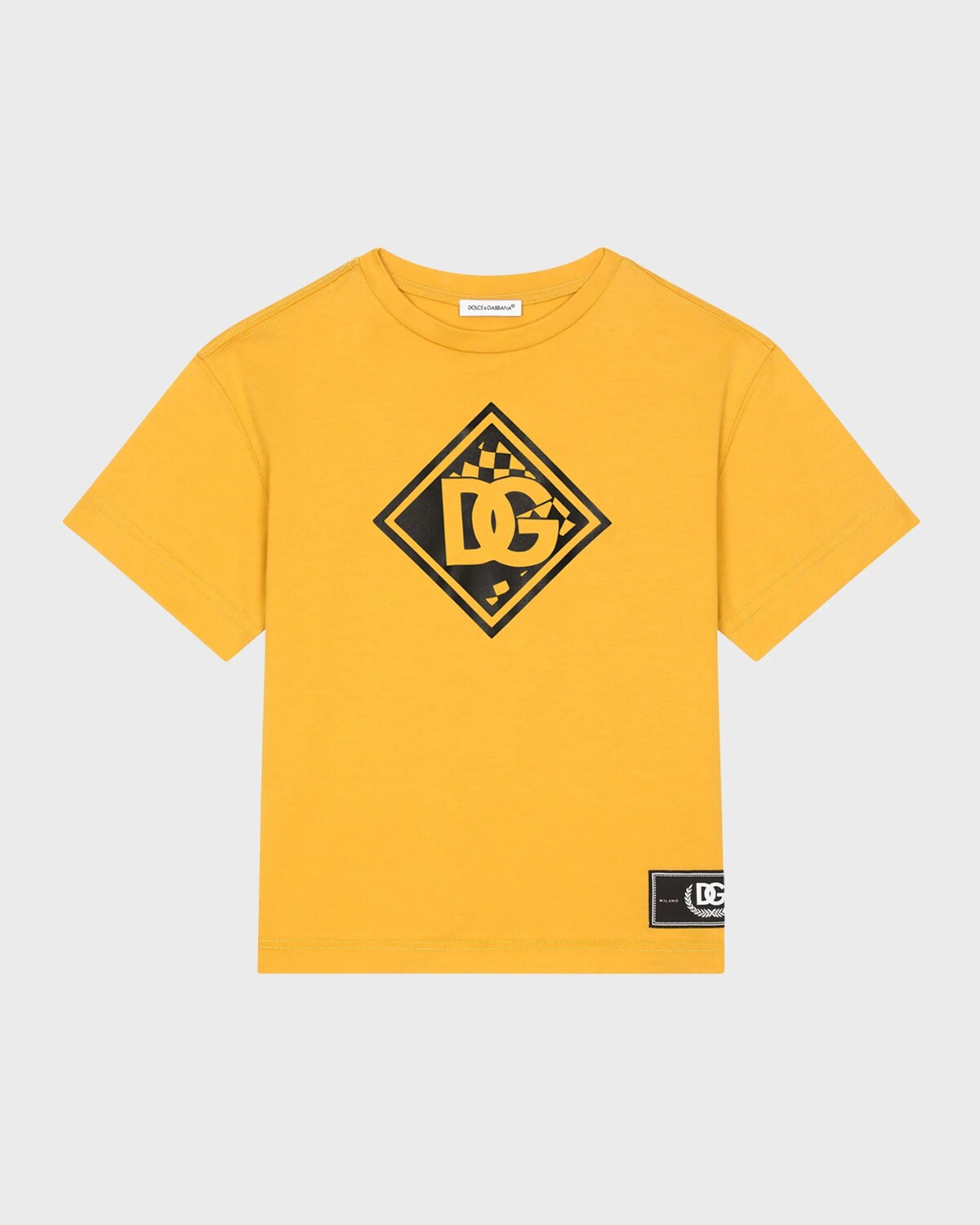 

Футболка с логотипом Interlocked для мальчиков, размер 4–6 Dolce&Gabbana, цвет Bright Yellow