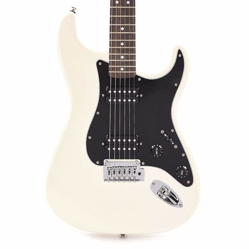 fender squier affinity stratocaster hh lrl olympic white Электрогитара Squier Affinity Stratocaster HH Olympic White