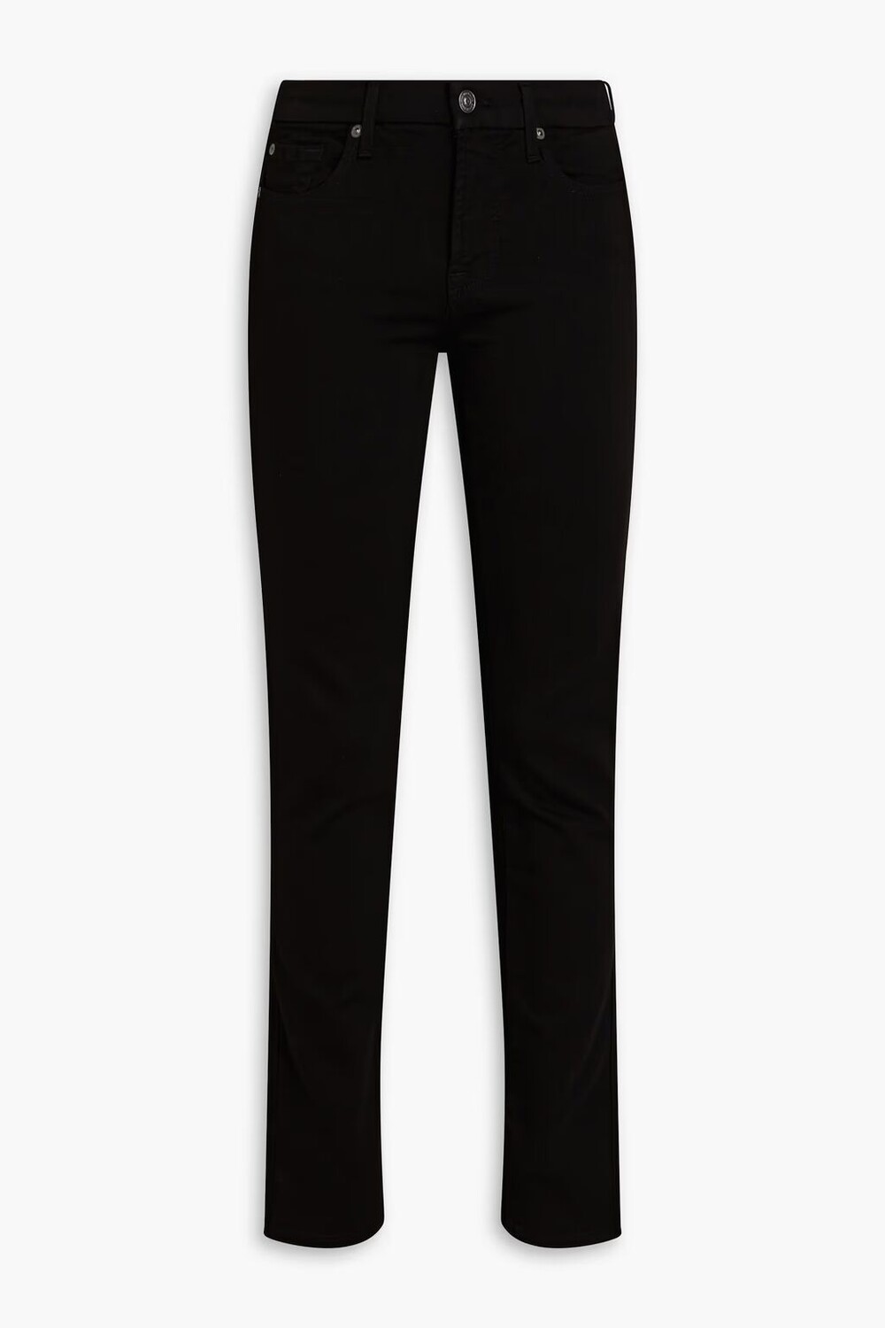

Узкие брюки Kimmie Soho с низкой посадкой 7 For All Mankind, черный