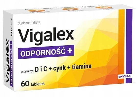 Vigalex, Иммунитет, витамин D, цинк C, 60 таб.
