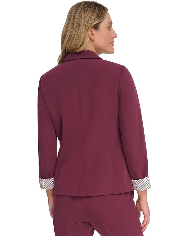 

Блейзер Tommy Hilfiger Solid Blazer, цвет Winetasting