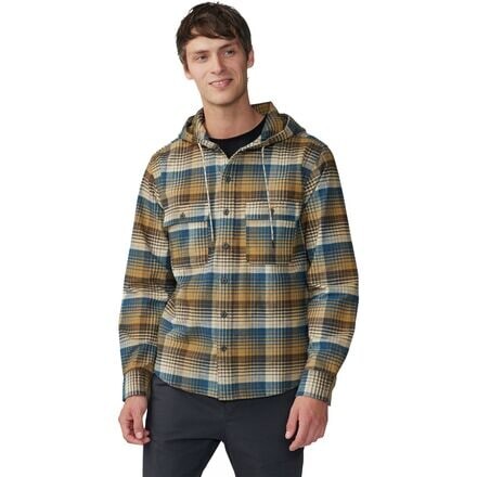 

Рубашка с капюшоном Dusk Creek мужская Mountain Hardwear, цвет Ridgeline Glass House Plaid