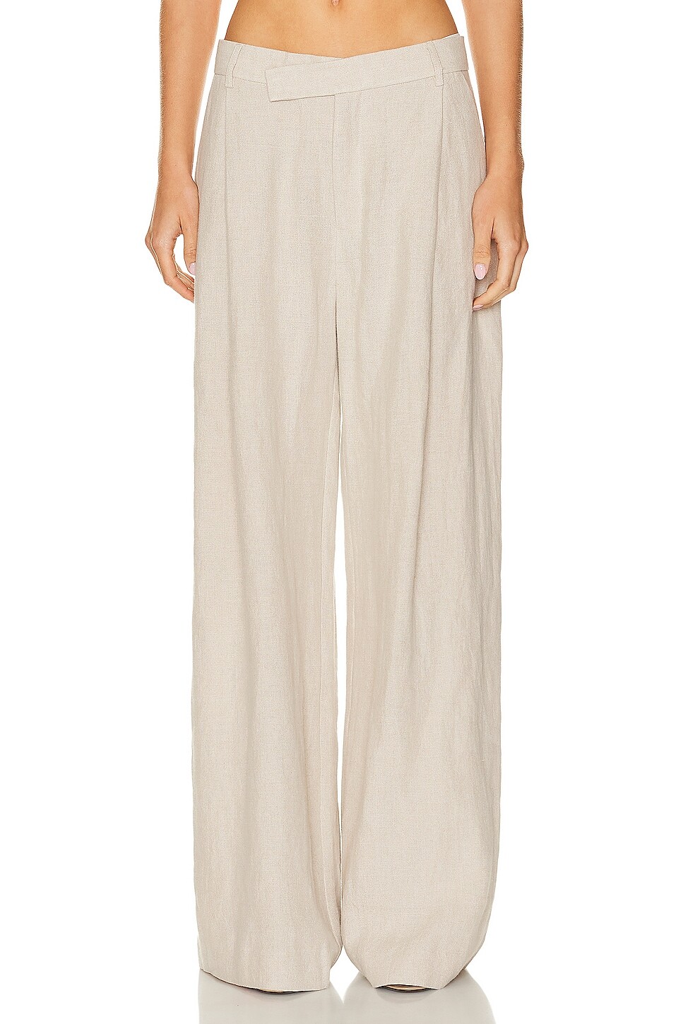 

Брюки St. Agni Linen Overlap Waist Trouser, цвет Natural