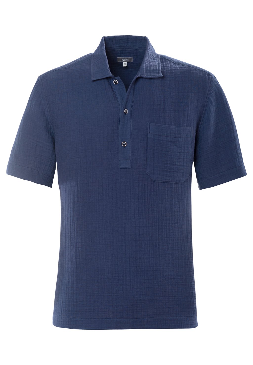 Рубашка-поло MIQUEL Living Crafts, цвет ink blue