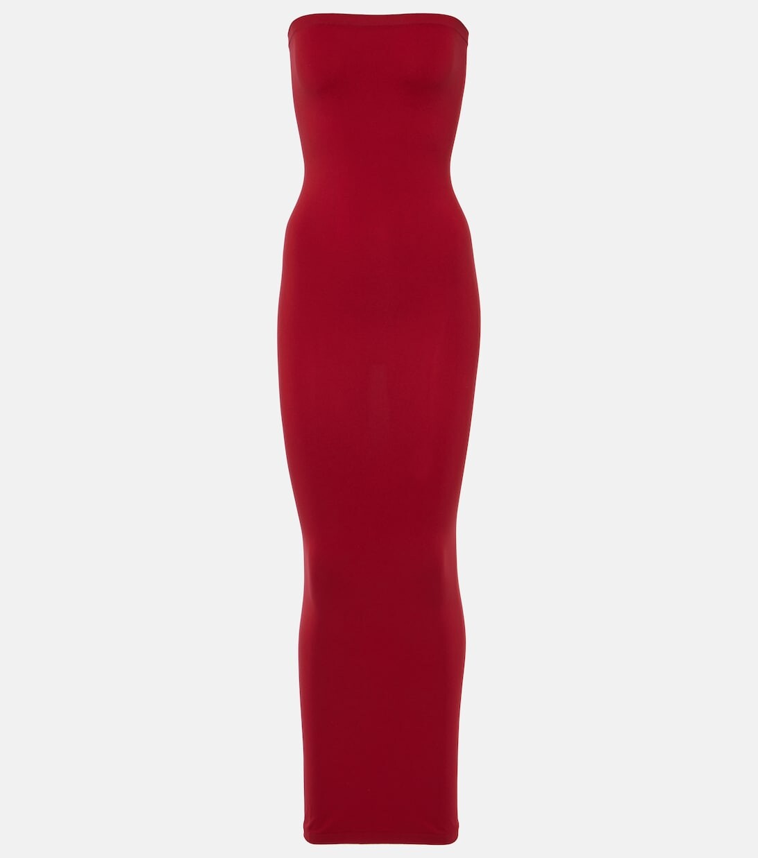 

Платье макси из джерси без бретелек fatal Wolford, красный