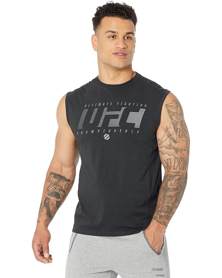 

Футболка UFC Ultimate Fighting Sleeveless Crew Neck, черный