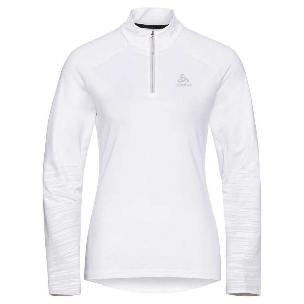 Толстовка Odlo Sesvenna Graphic Half Zip, белый